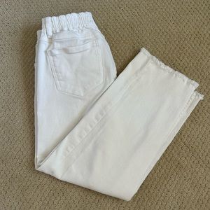 Sanctuary- Cropped White Jeans- Size 26